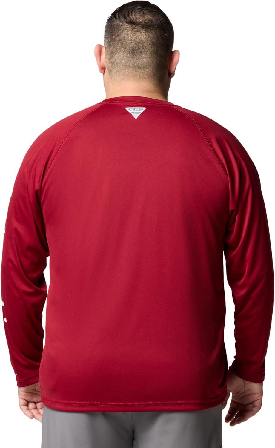 imageColumbia Mens PFG Terminal Tackle Long Sleeve ShirtBeetWhite Logo