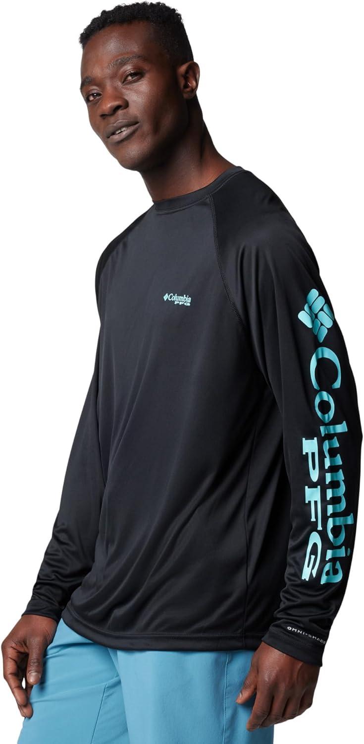 imageColumbia Mens PFG Terminal Tackle Long Sleeve ShirtBlackGulf Stream Logo