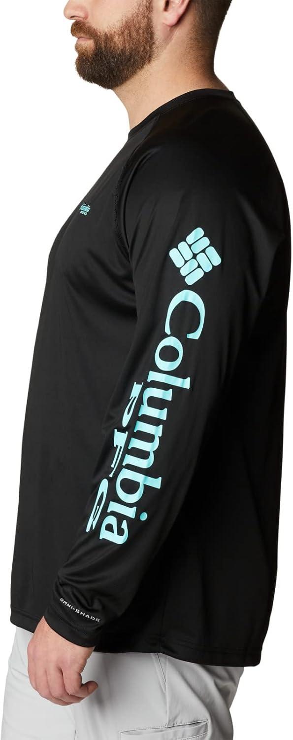 imageColumbia Mens PFG Terminal Tackle Long Sleeve ShirtBlackGulf Stream Logo