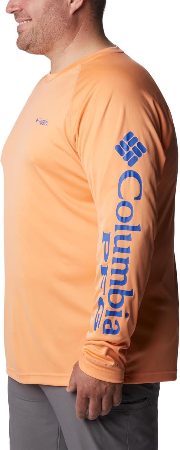 imageColumbia Mens PFG Terminal Tackle Long Sleeve ShirtBright NectarVivid Blue Logo
