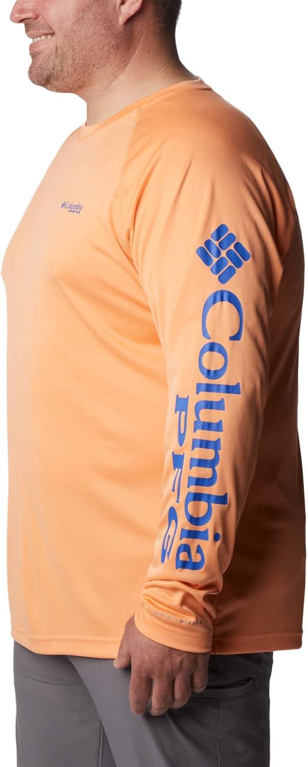 imageColumbia Mens PFG Terminal Tackle Long Sleeve ShirtBright NectarVivid Blue Logo