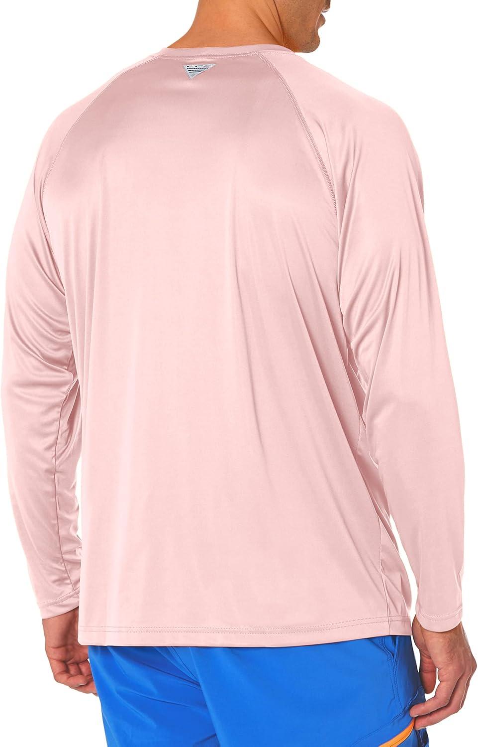 imageColumbia Mens PFG Terminal Tackle Long Sleeve ShirtCherry BlossomVivid Blue