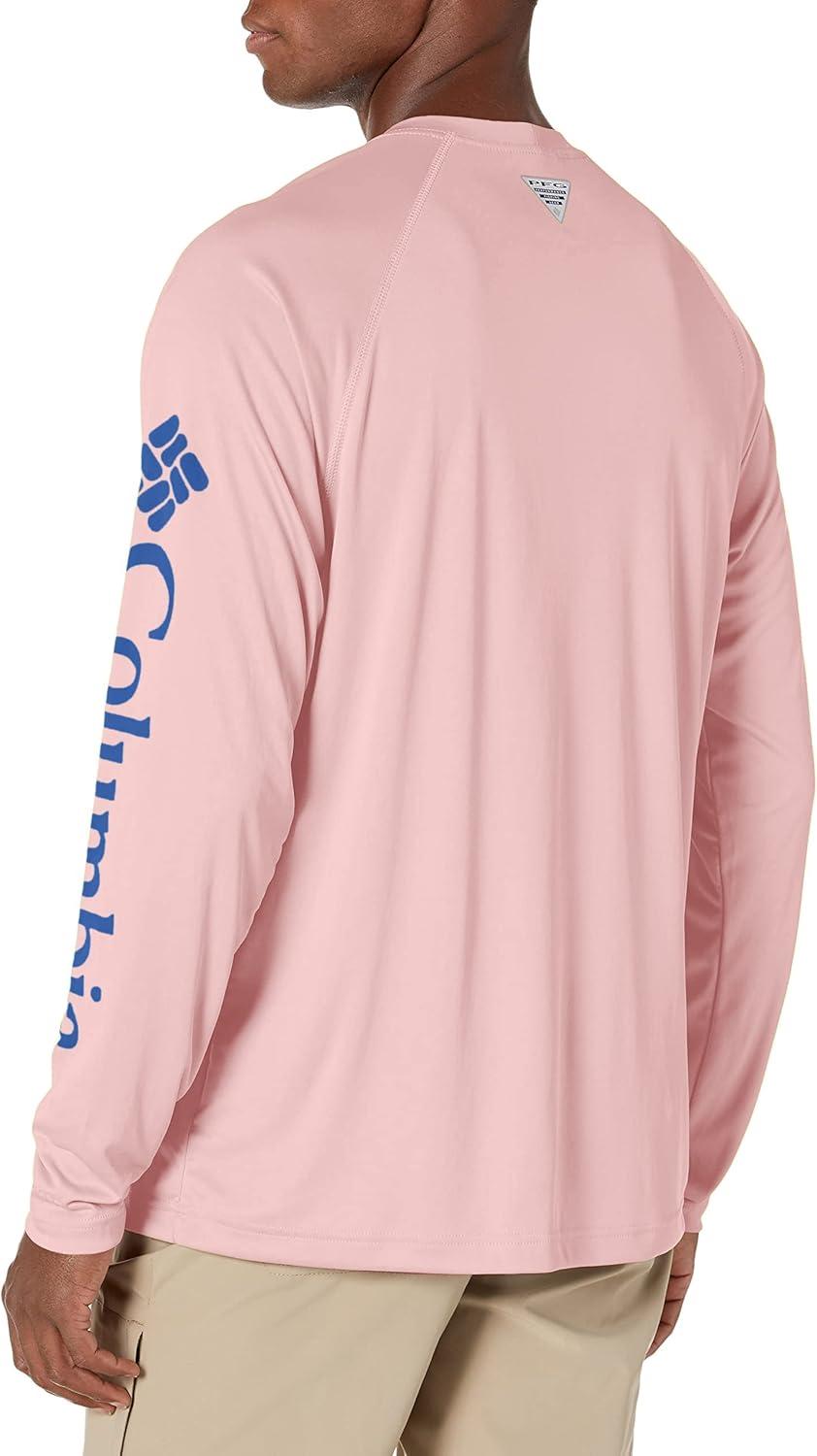 imageColumbia Mens PFG Terminal Tackle Long Sleeve ShirtCherry BlossomVivid Blue