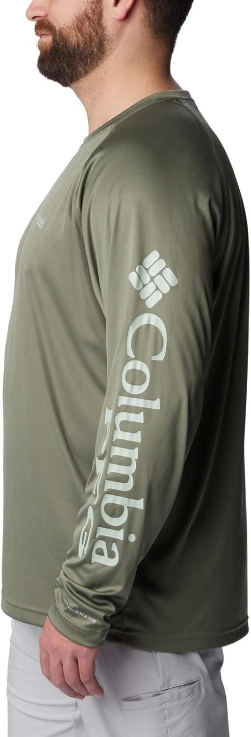 imageColumbia Mens PFG Terminal Tackle Long Sleeve ShirtCypressCool Green Logo