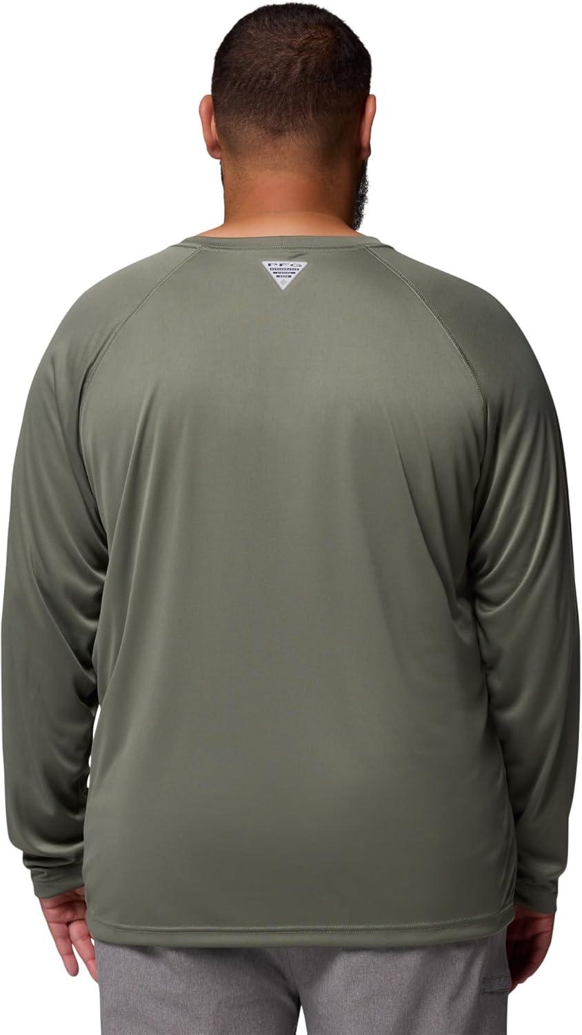 imageColumbia Mens PFG Terminal Tackle Long Sleeve ShirtCypressDark Stone Logo