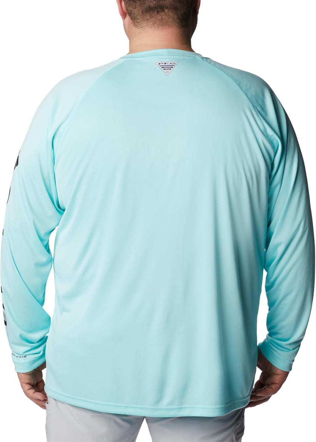 imageColumbia Mens PFG Terminal Tackle Long Sleeve ShirtGulf StreamBlack Logo