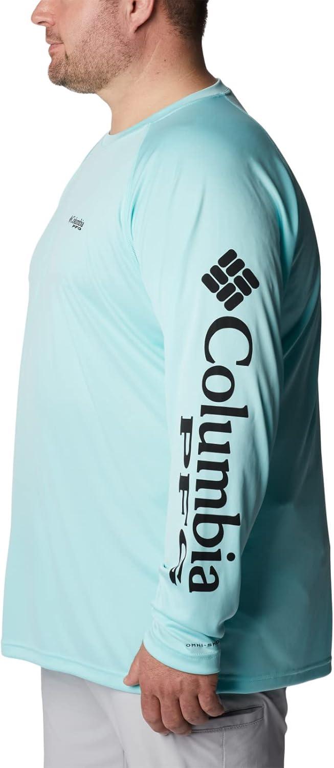 imageColumbia Mens PFG Terminal Tackle Long Sleeve ShirtGulf StreamBlack Logo