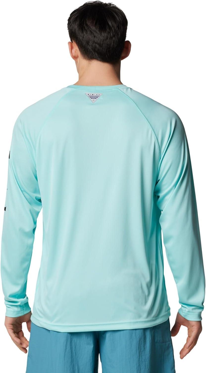 imageColumbia Mens PFG Terminal Tackle Long Sleeve ShirtGulf StreamBlack Logo