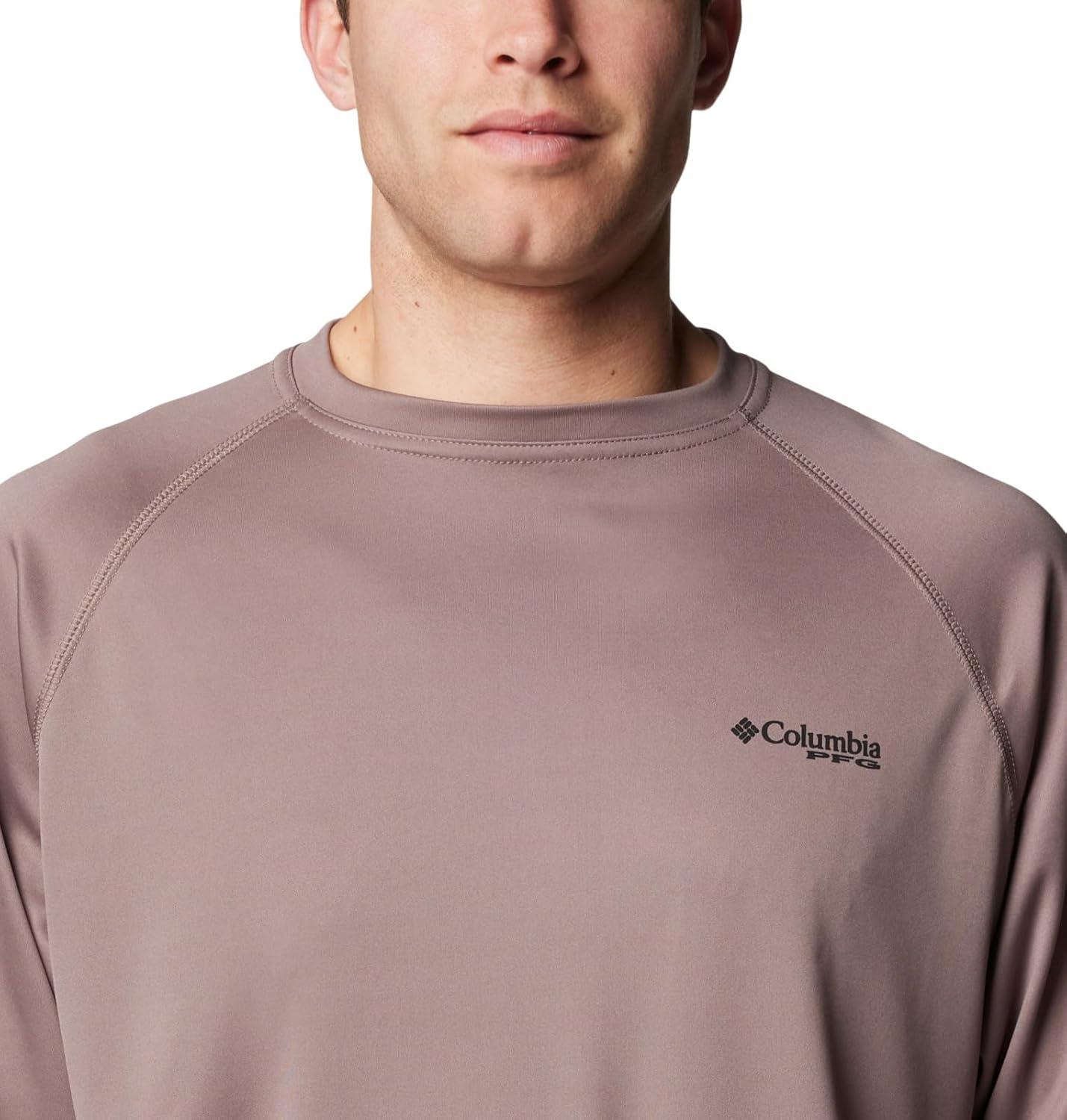 imageColumbia Mens PFG Terminal Tackle Long Sleeve ShirtIronBlack Logo