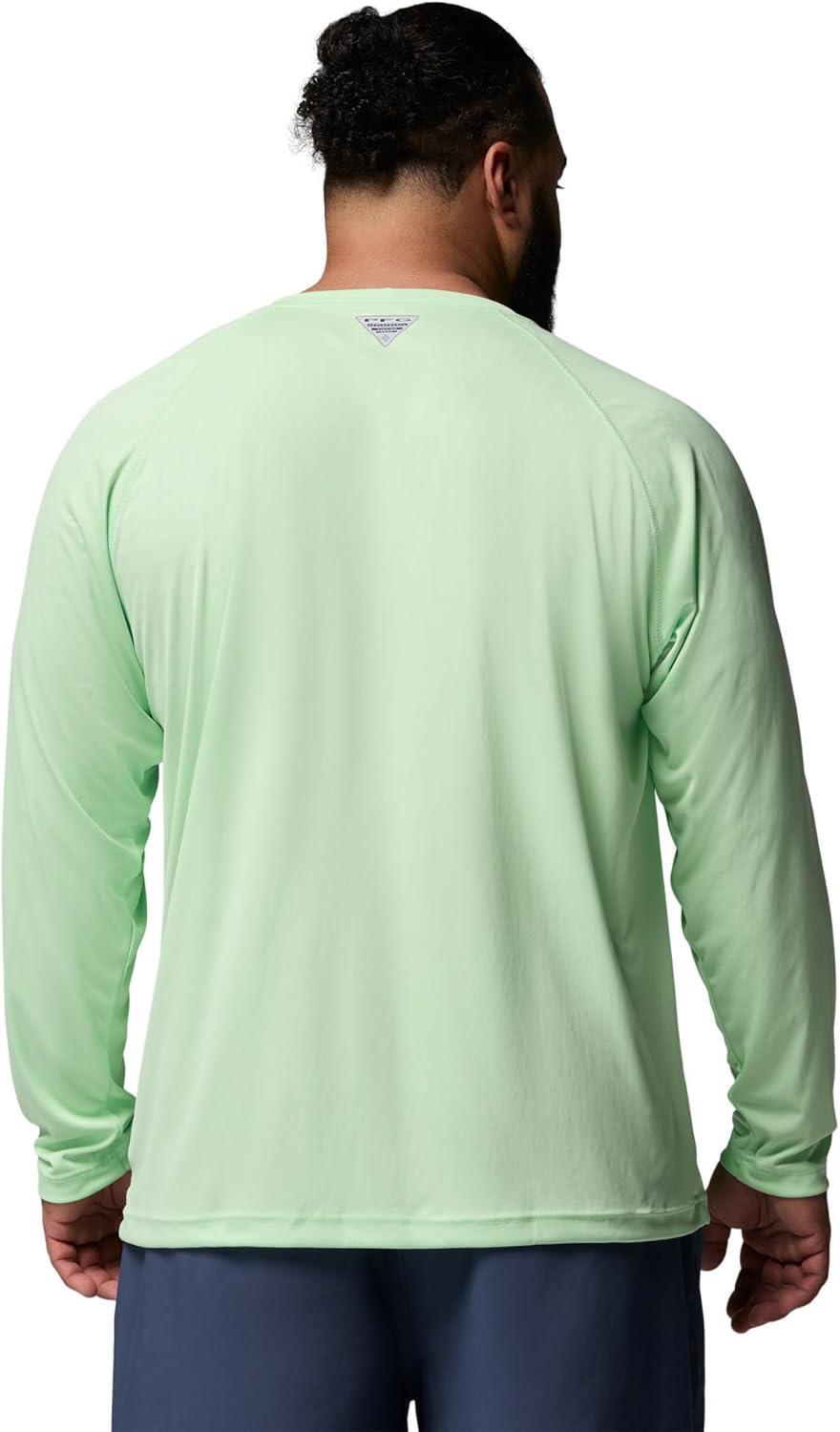 imageColumbia Mens PFG Terminal Tackle Long Sleeve ShirtKey WestVivid Blue Logo
