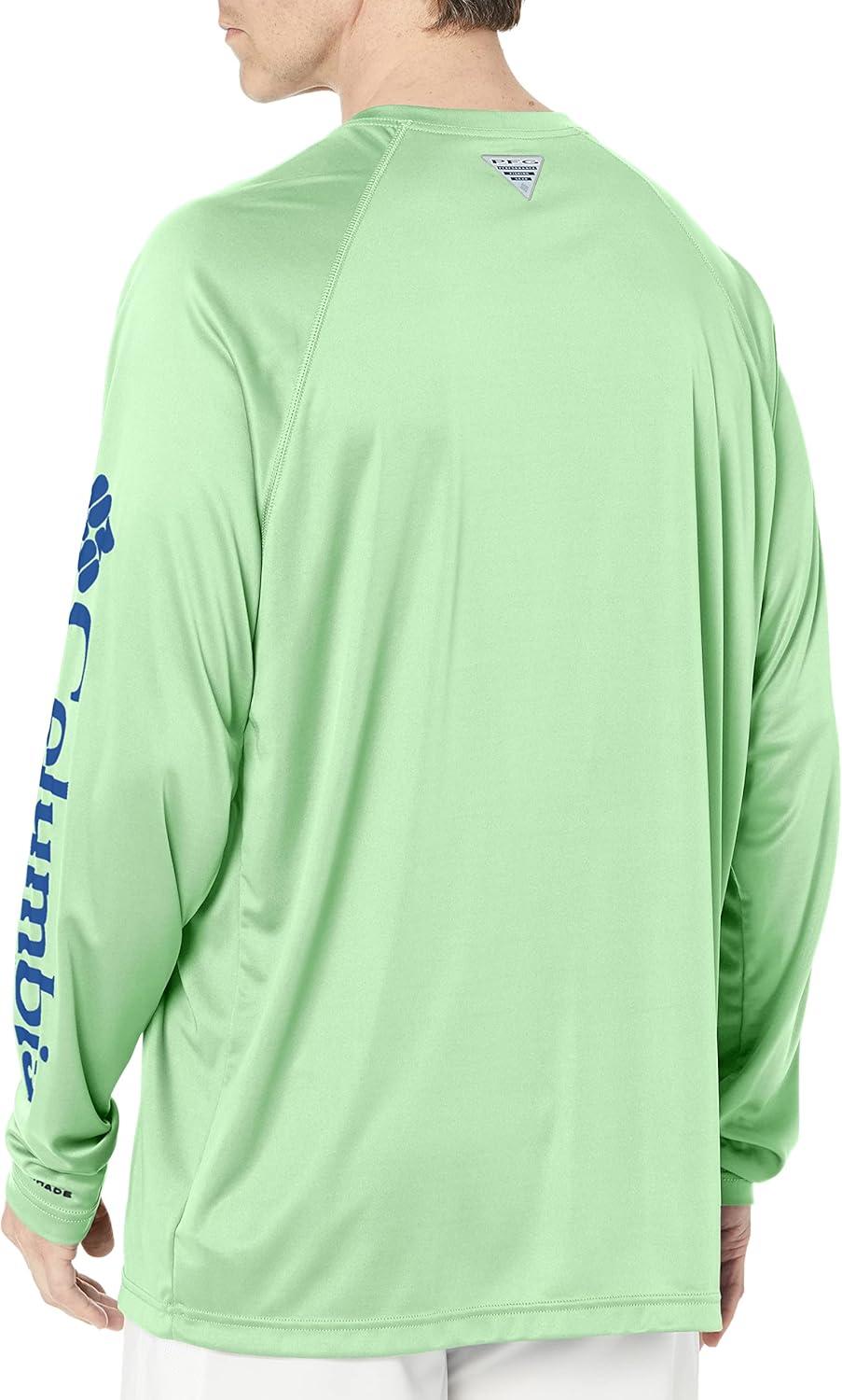 imageColumbia Mens PFG Terminal Tackle Long Sleeve ShirtKey WestVivid Blue Logo