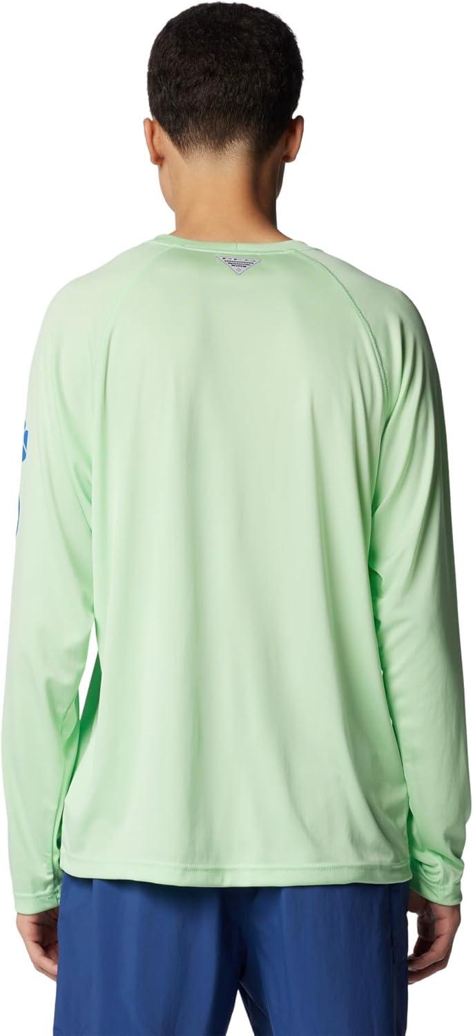 imageColumbia Mens PFG Terminal Tackle Long Sleeve ShirtKey WestVivid Blue Logo