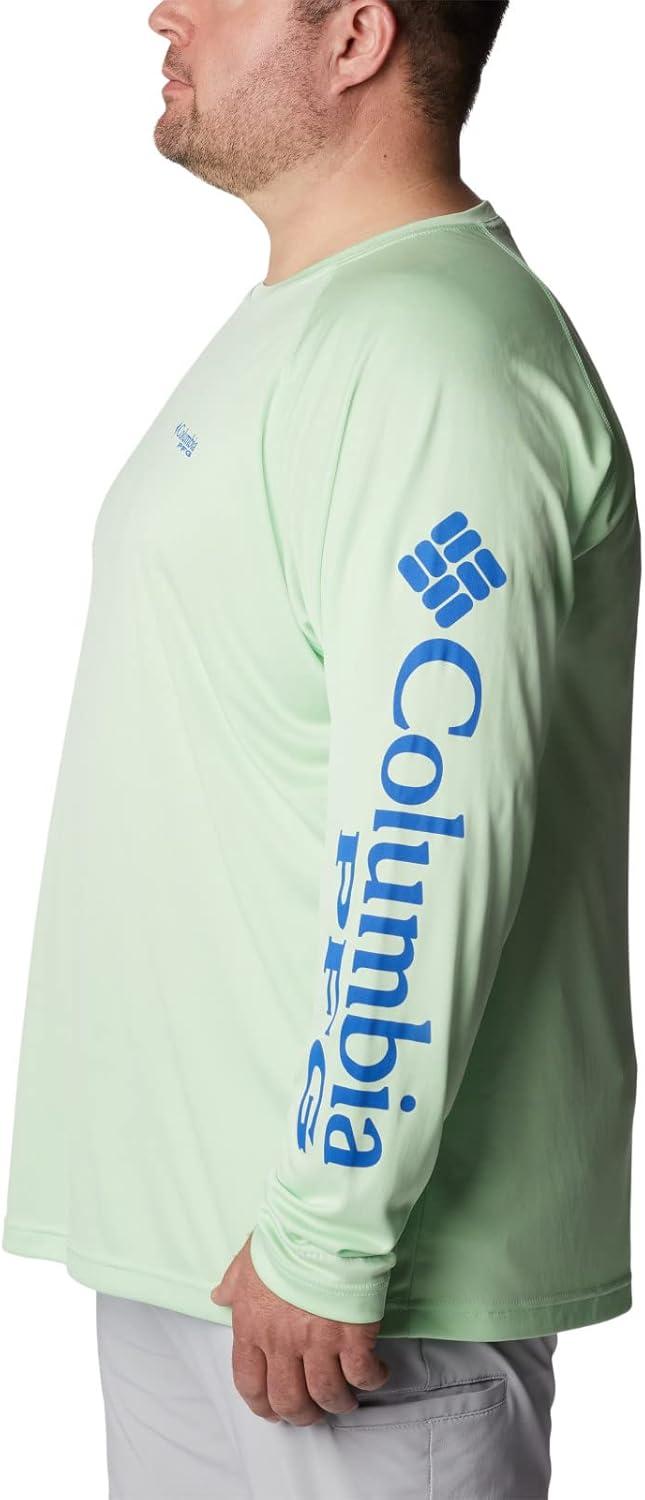 imageColumbia Mens PFG Terminal Tackle Long Sleeve ShirtKey WestVivid Blue Logo