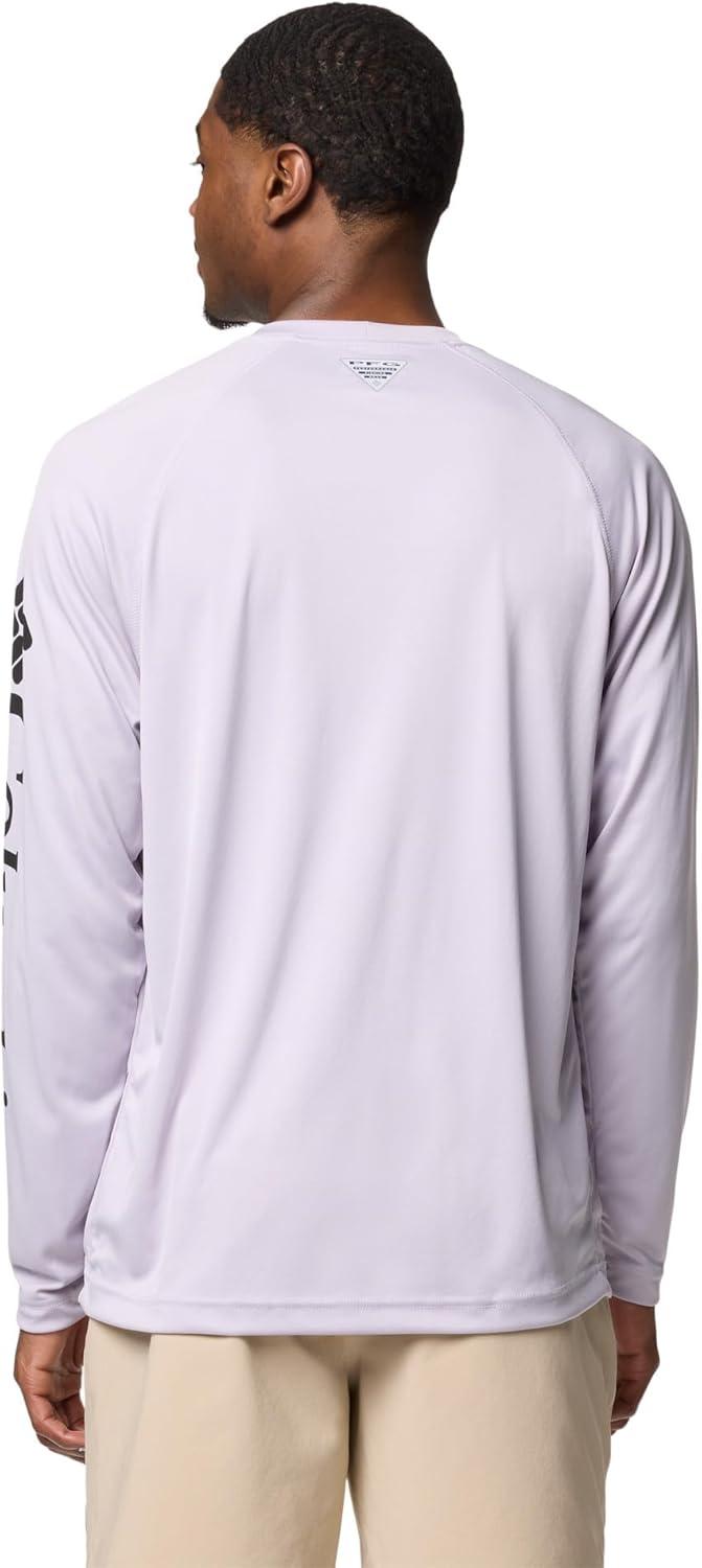 imageColumbia Mens PFG Terminal Tackle Long Sleeve ShirtLavender PearlBlack Logo