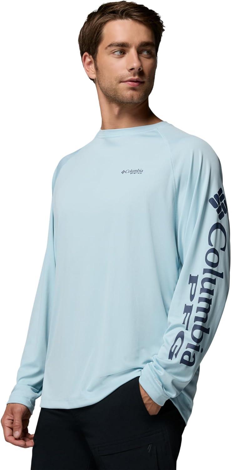 imageColumbia Mens PFG Terminal Tackle Long Sleeve ShirtMarine LightNocturnal Logo