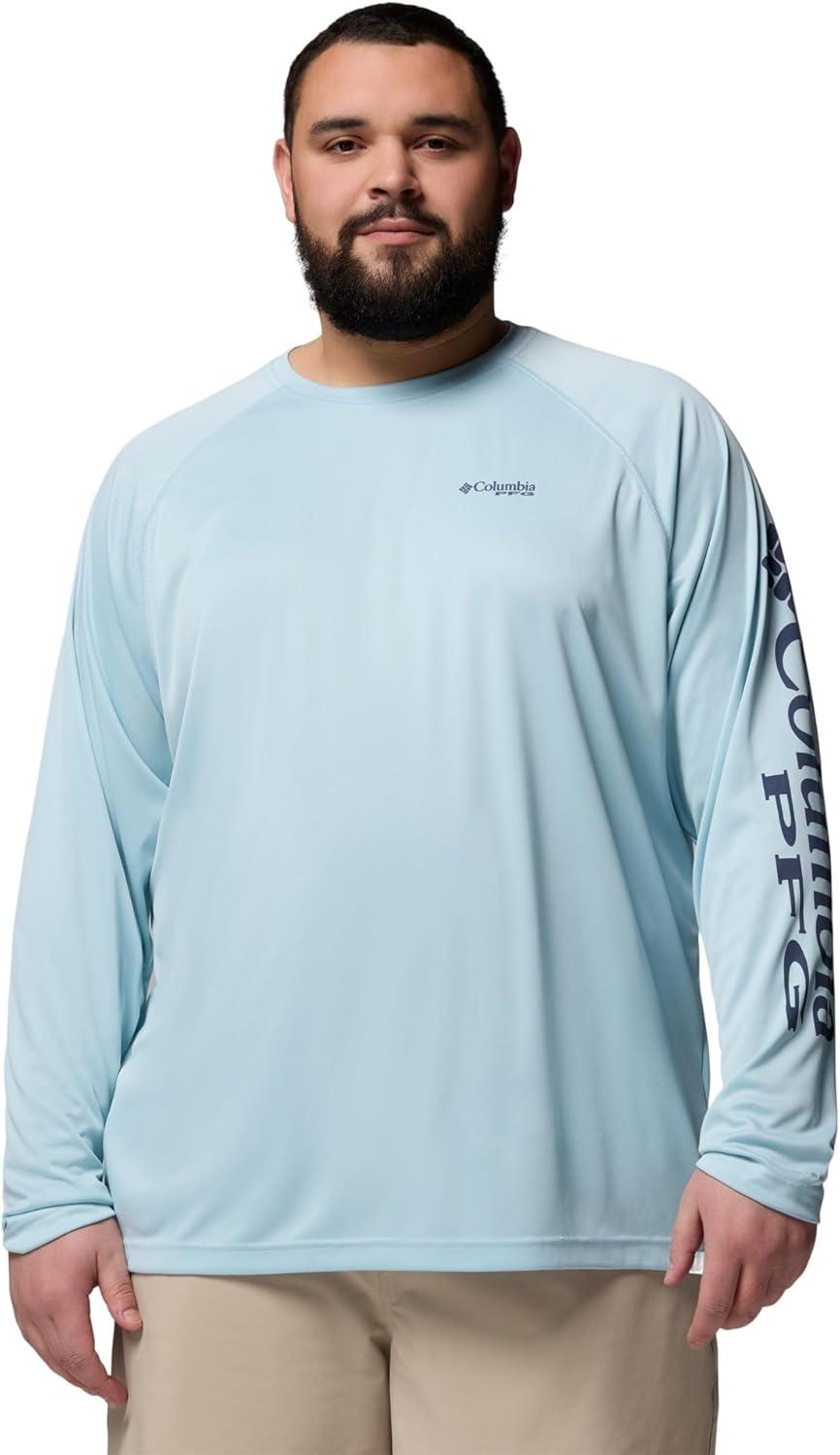 imageColumbia Mens PFG Terminal Tackle Long Sleeve ShirtMarine LightNocturnal Logo