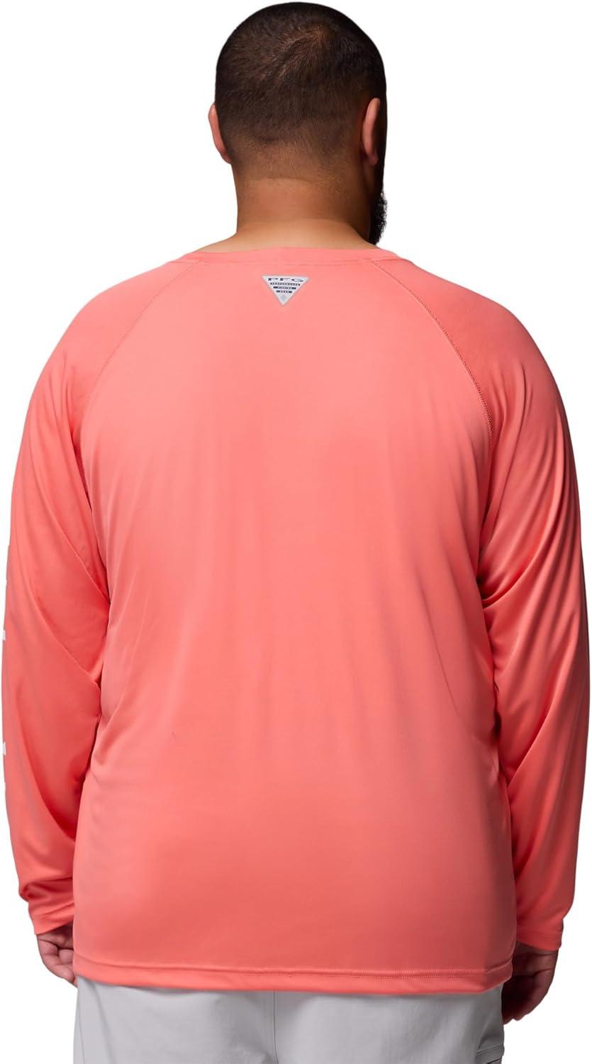 imageColumbia Mens PFG Terminal Tackle Long Sleeve ShirtMelonadeWhite Logo