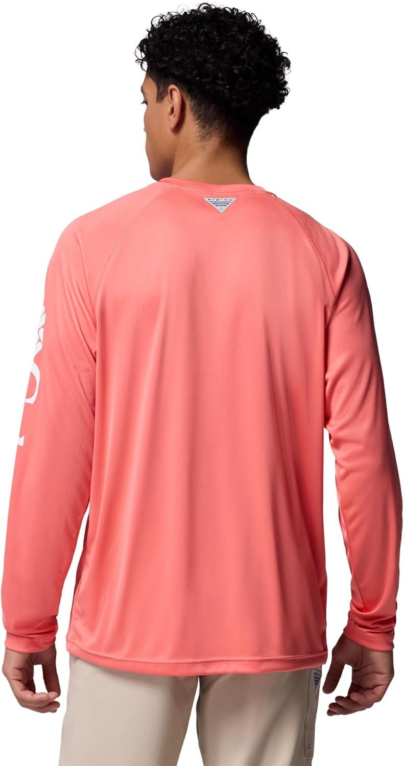 imageColumbia Mens PFG Terminal Tackle Long Sleeve ShirtMelonadeWhite Logo