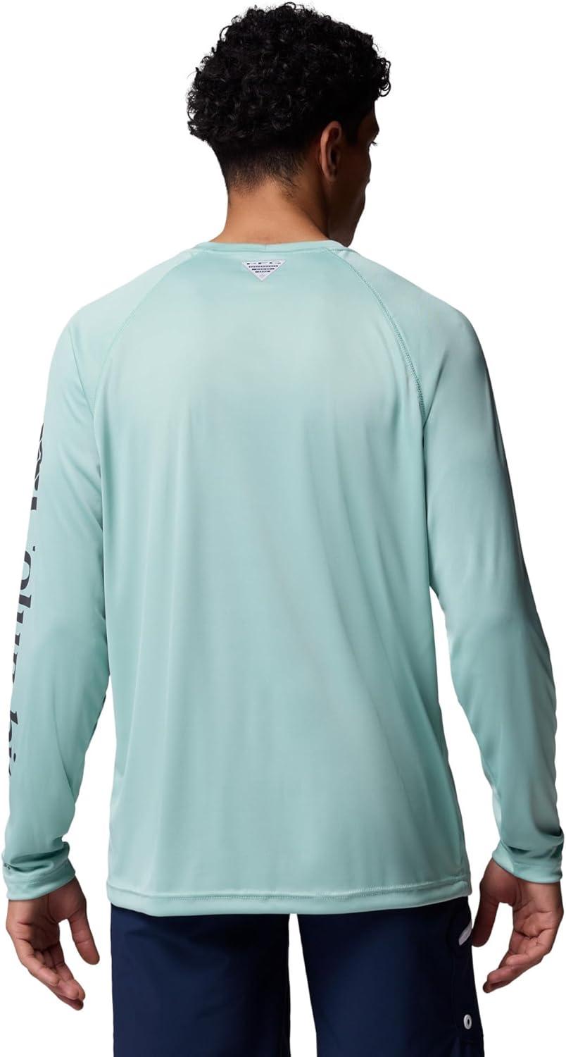 imageColumbia Mens PFG Terminal Tackle Long Sleeve ShirtMisty JadeShark Logo
