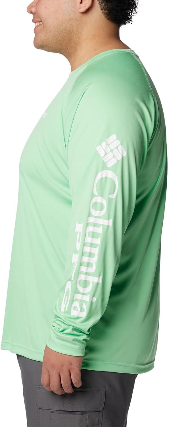 imageColumbia Mens PFG Terminal Tackle Long Sleeve ShirtOcean MintWhite Logo