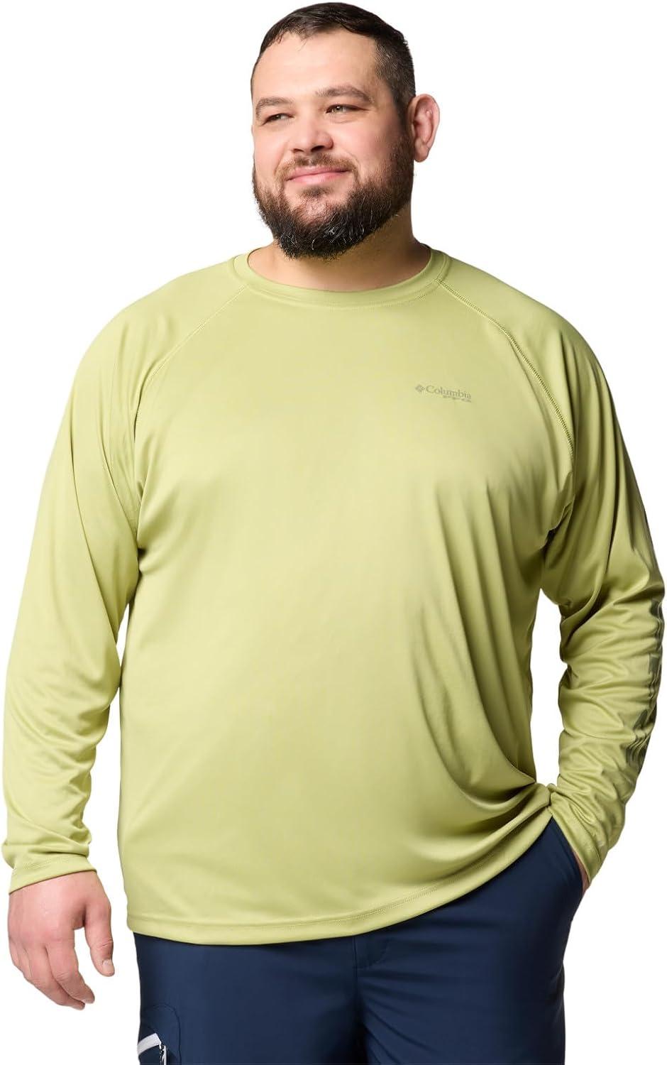 imageColumbia Mens PFG Terminal Tackle Long Sleeve ShirtPearCypress Logo