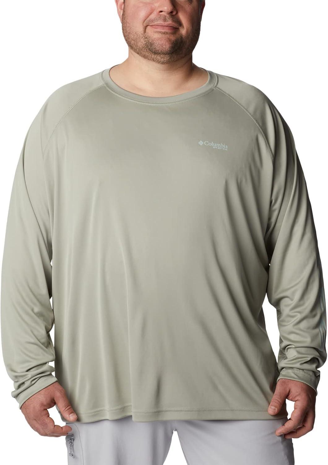 imageColumbia Mens PFG Terminal Tackle Long Sleeve ShirtSafariCool Green Logo