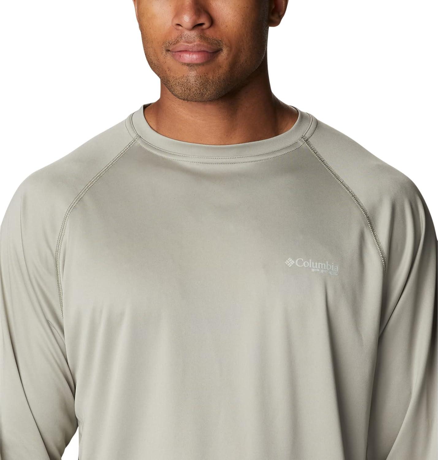 imageColumbia Mens PFG Terminal Tackle Long Sleeve ShirtSafariCool Green Logo