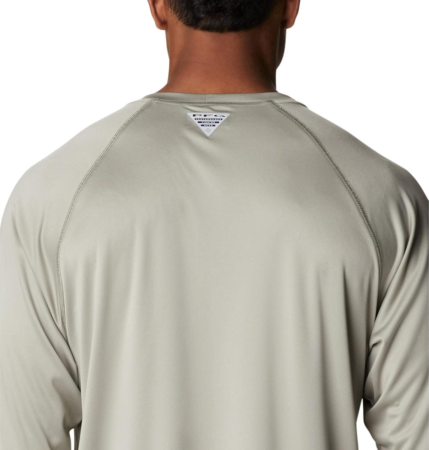 imageColumbia Mens PFG Terminal Tackle Long Sleeve ShirtSafariCool Green Logo