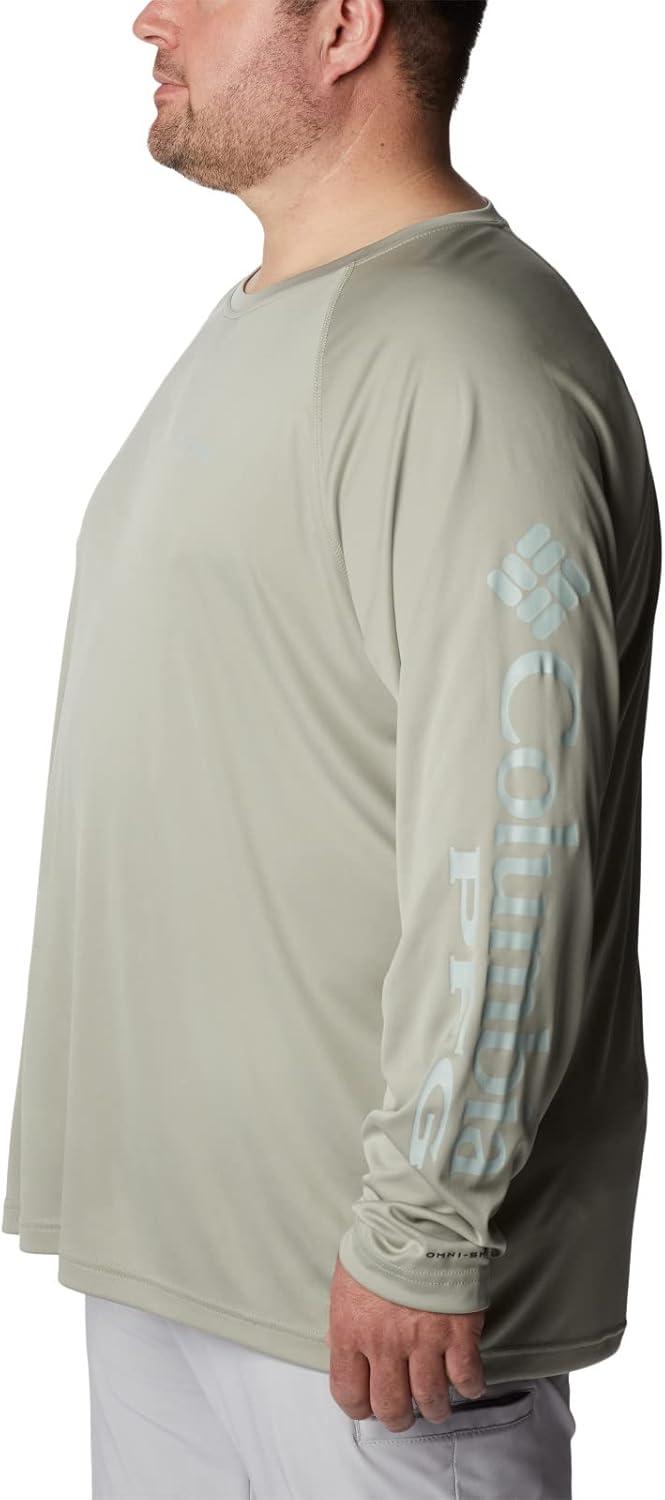 imageColumbia Mens PFG Terminal Tackle Long Sleeve ShirtSafariCool Green Logo
