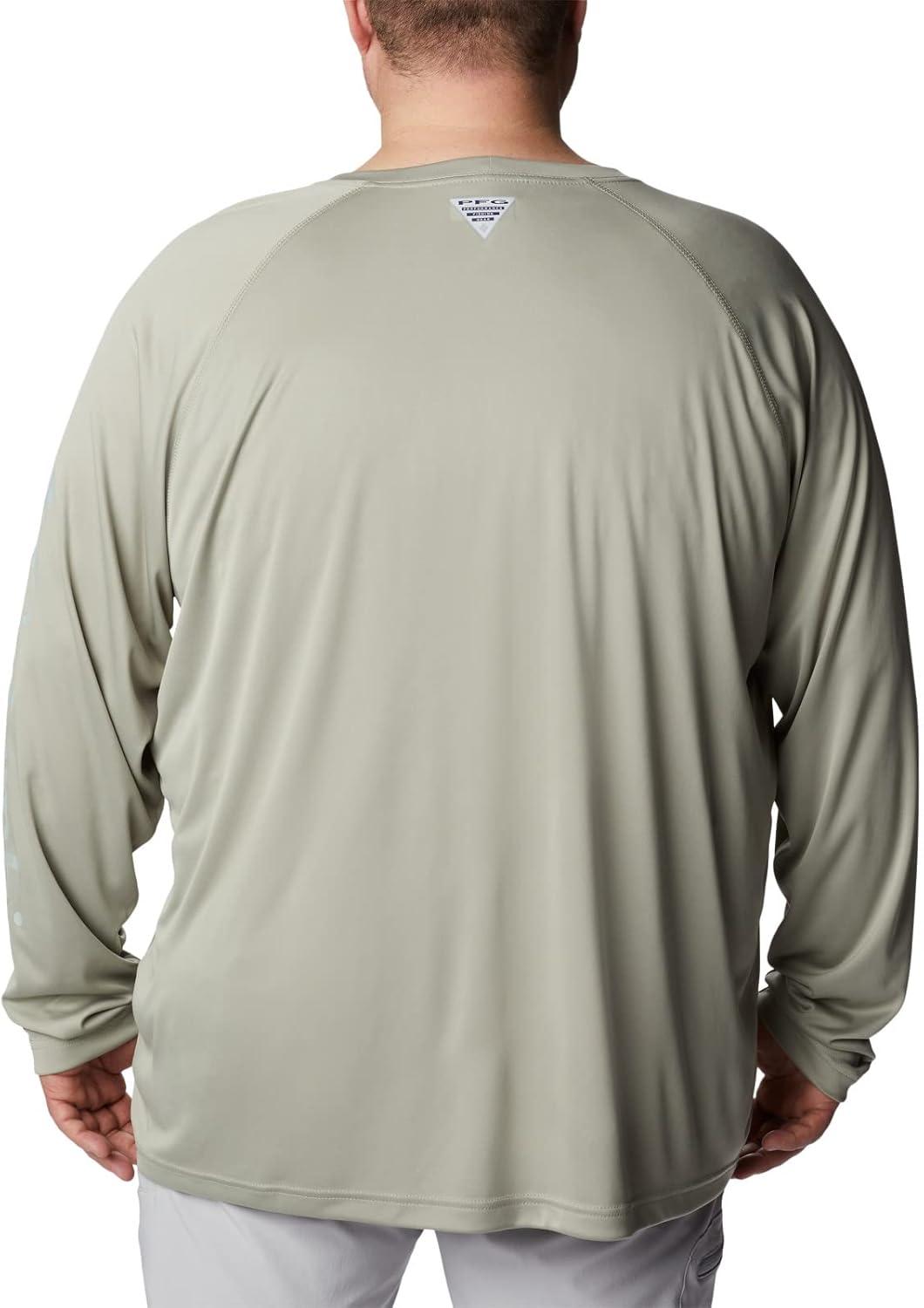 imageColumbia Mens PFG Terminal Tackle Long Sleeve ShirtSafariCool Green Logo