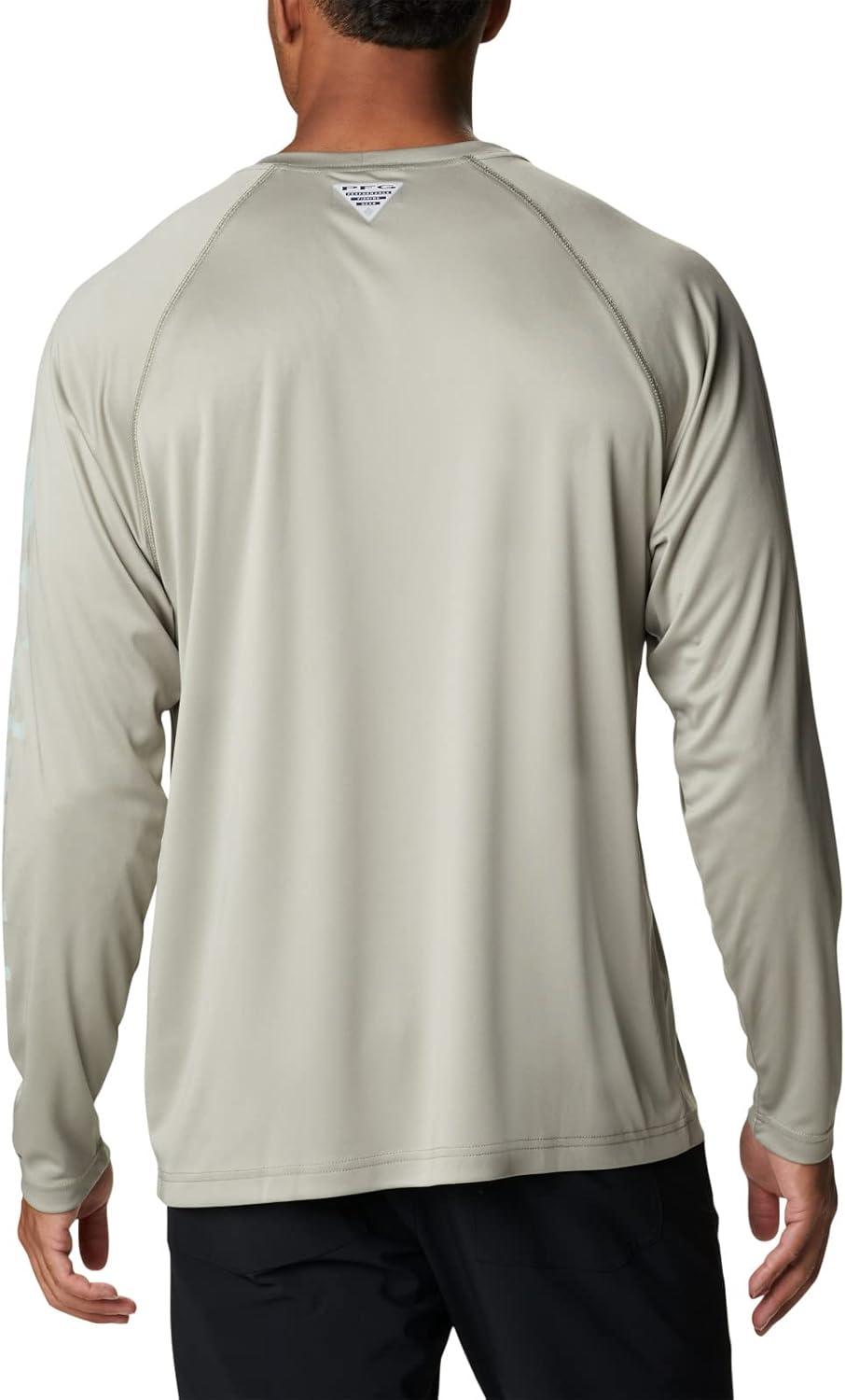 imageColumbia Mens PFG Terminal Tackle Long Sleeve ShirtSafariCool Green Logo