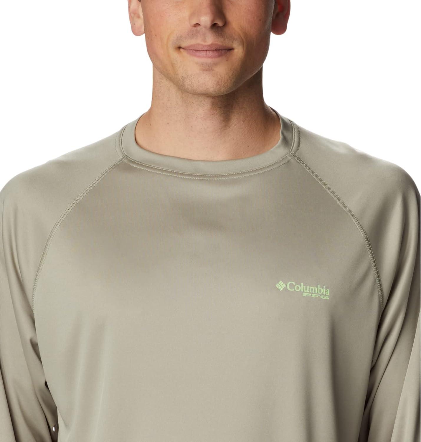 imageColumbia Mens PFG Terminal Tackle Long Sleeve ShirtSafariKey West Logo