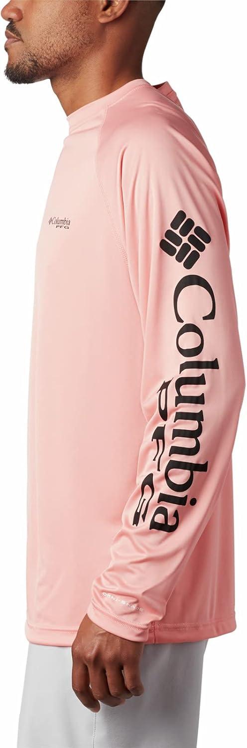 imageColumbia Mens PFG Terminal Tackle Long Sleeve ShirtSorbetBlack Logo