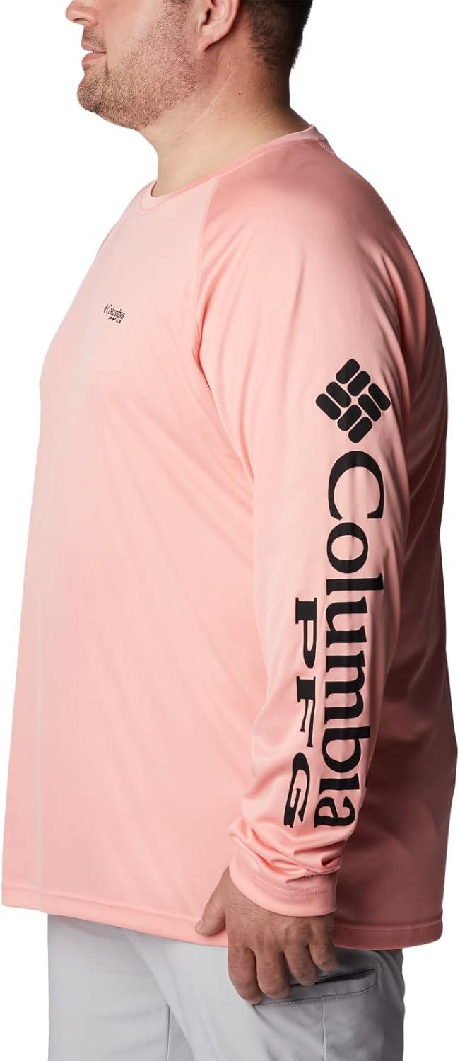 imageColumbia Mens PFG Terminal Tackle Long Sleeve ShirtSorbetBlack Logo