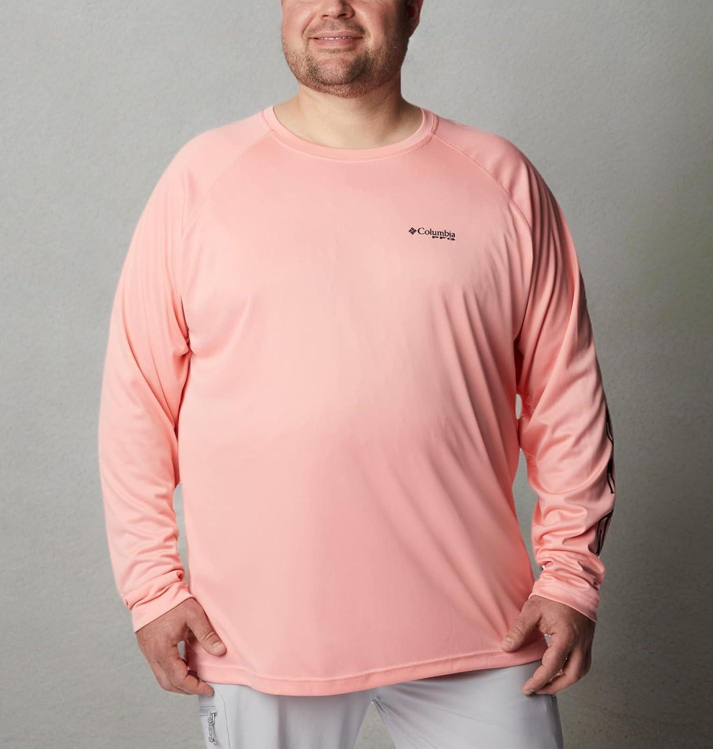 imageColumbia Mens PFG Terminal Tackle Long Sleeve ShirtSorbetBlack Logo