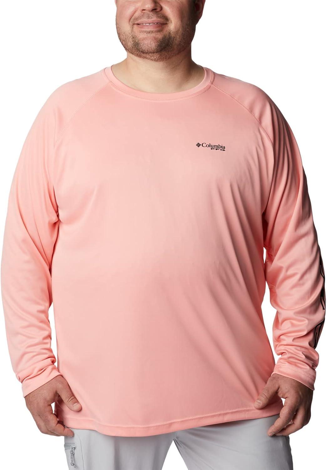 imageColumbia Mens PFG Terminal Tackle Long Sleeve ShirtSorbetBlack Logo
