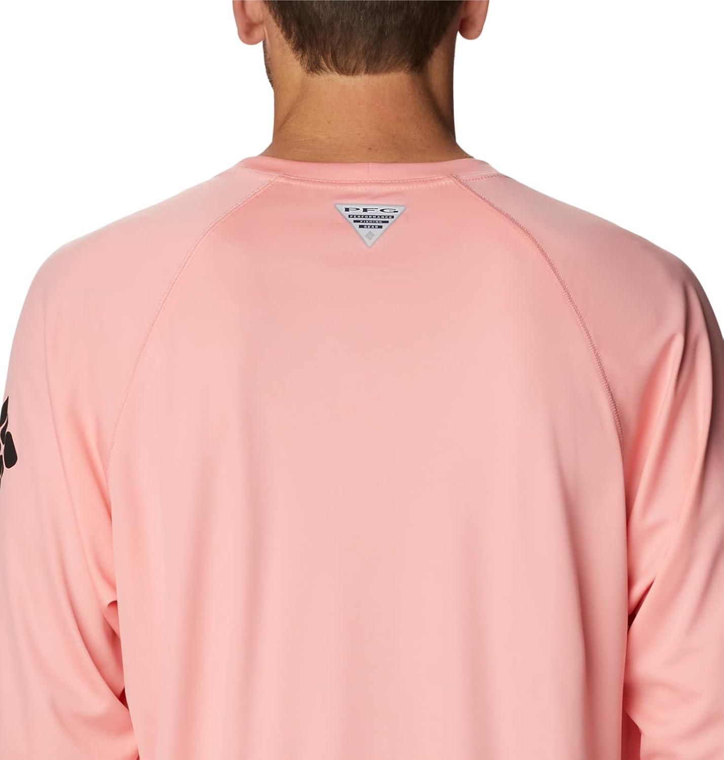 imageColumbia Mens PFG Terminal Tackle Long Sleeve ShirtSorbetBlack Logo