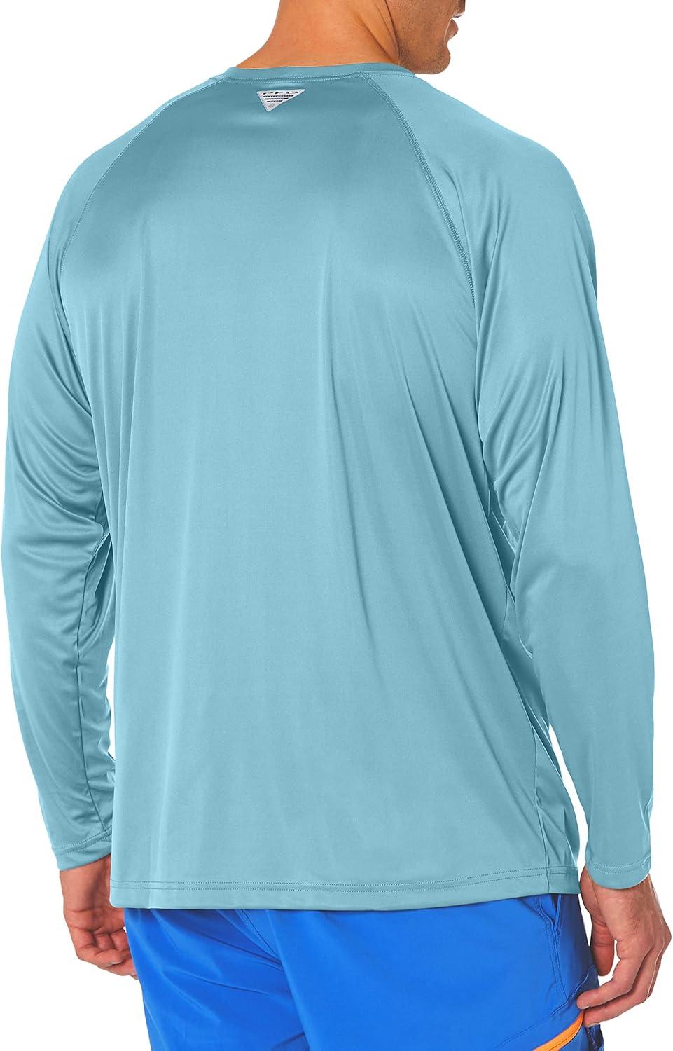 imageColumbia Mens PFG Terminal Tackle Long Sleeve ShirtStormBright Nectar Logo