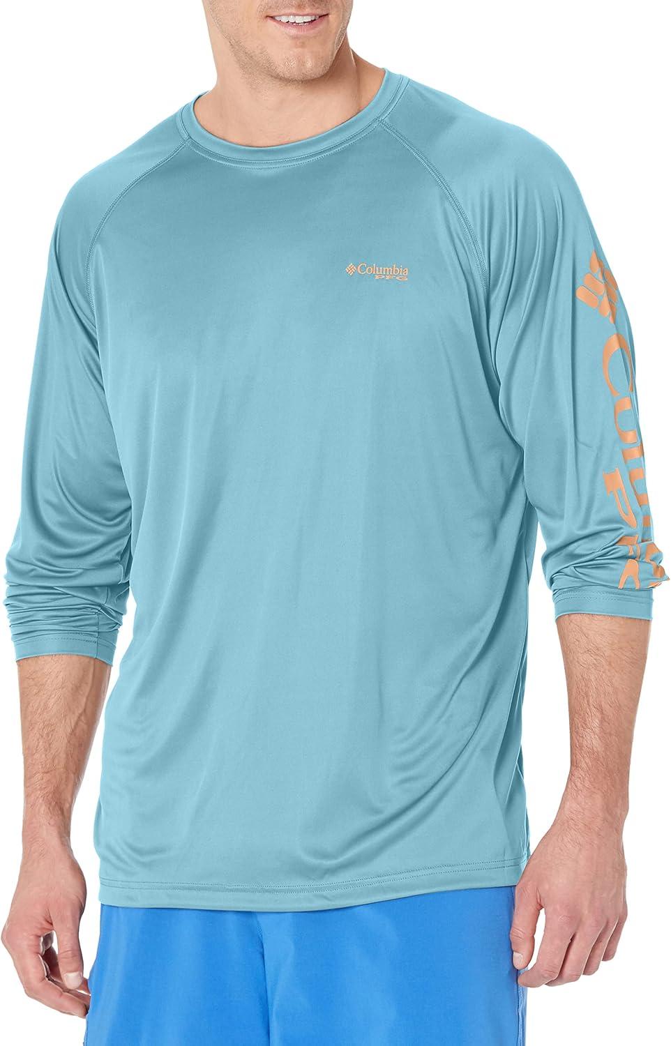 imageColumbia Mens PFG Terminal Tackle Long Sleeve ShirtStormBright Nectar Logo