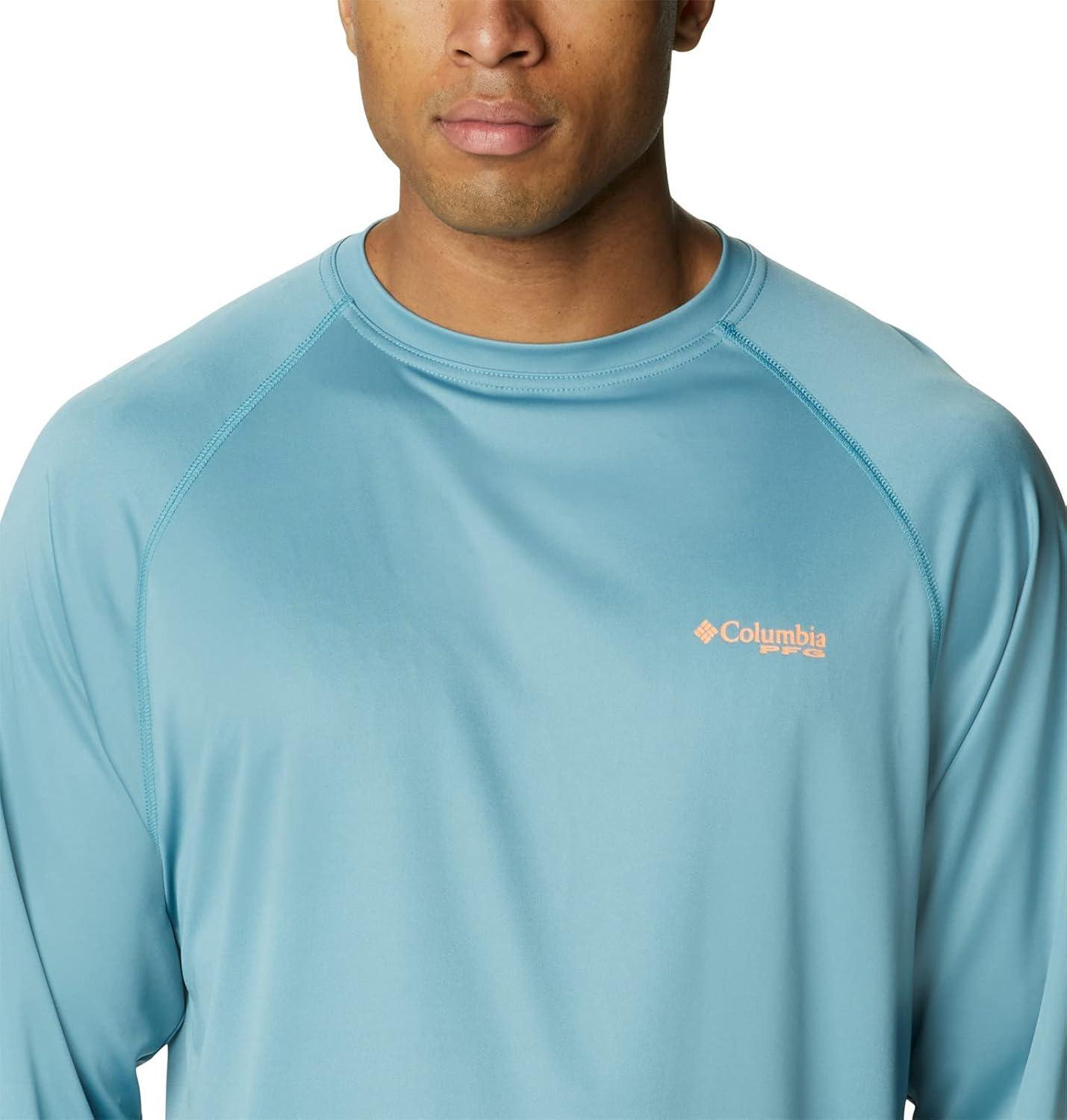 imageColumbia Mens PFG Terminal Tackle Long Sleeve ShirtStormBright Nectar Logo