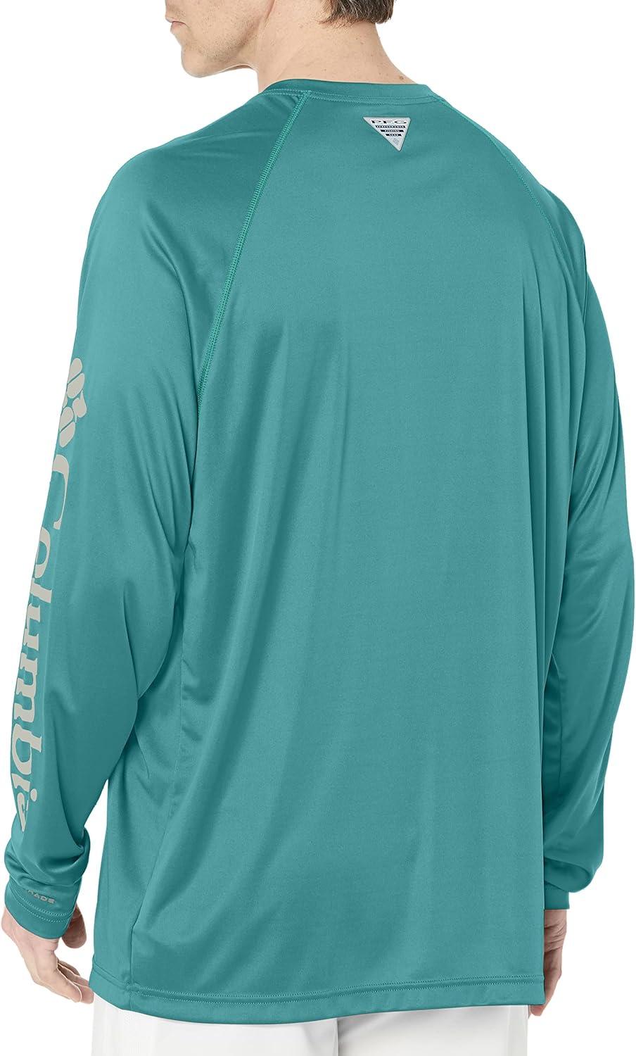 imageColumbia Mens PFG Terminal Tackle Long Sleeve ShirtTealKettle Logo