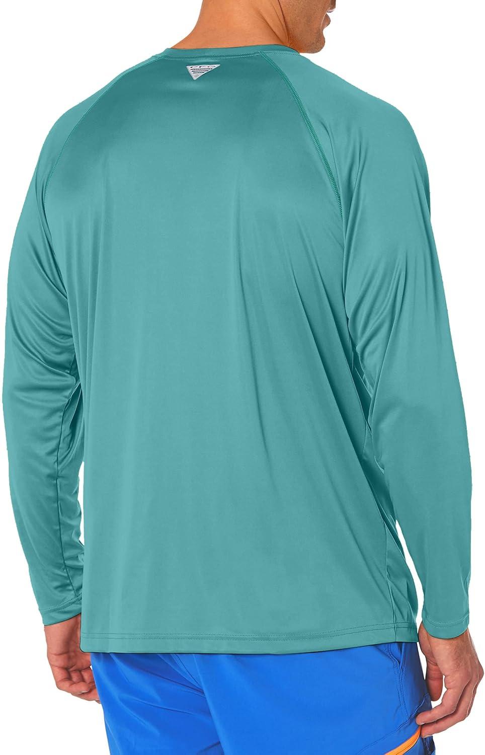 imageColumbia Mens PFG Terminal Tackle Long Sleeve ShirtTealKettle Logo