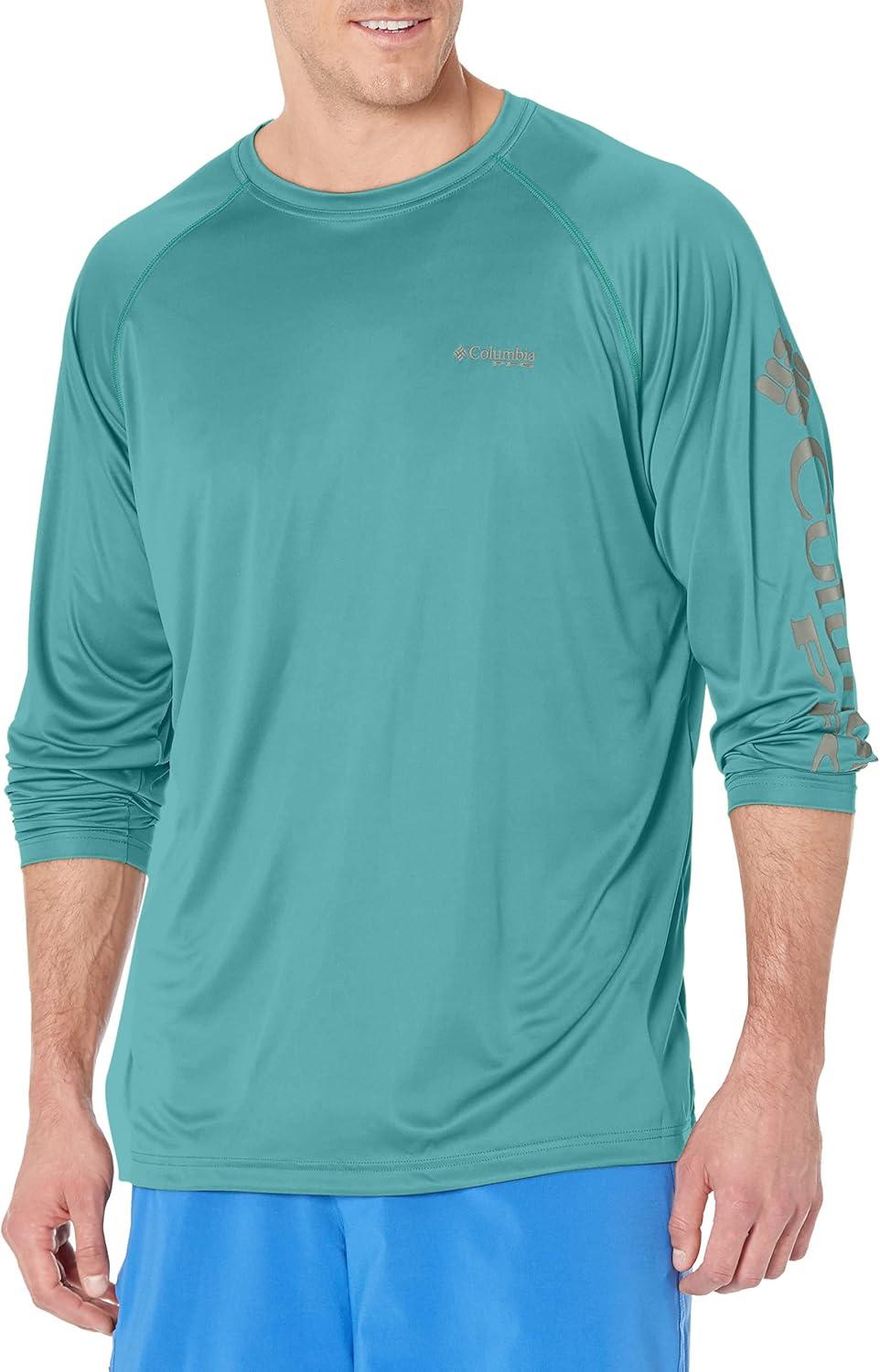 imageColumbia Mens PFG Terminal Tackle Long Sleeve ShirtTealKettle Logo