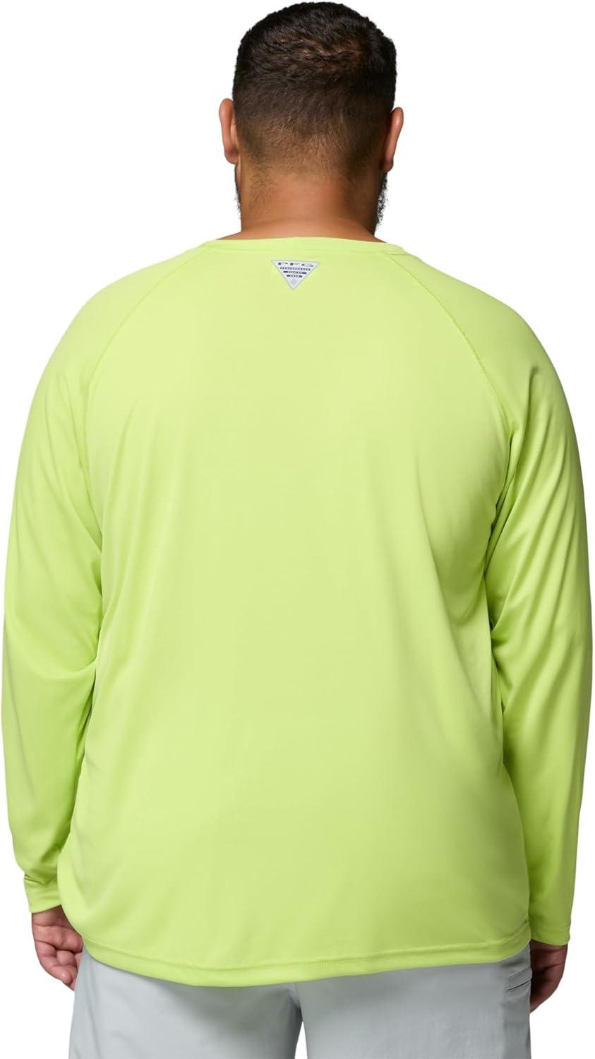 imageColumbia Mens PFG Terminal Tackle Long Sleeve ShirtVoltageWhite Logo