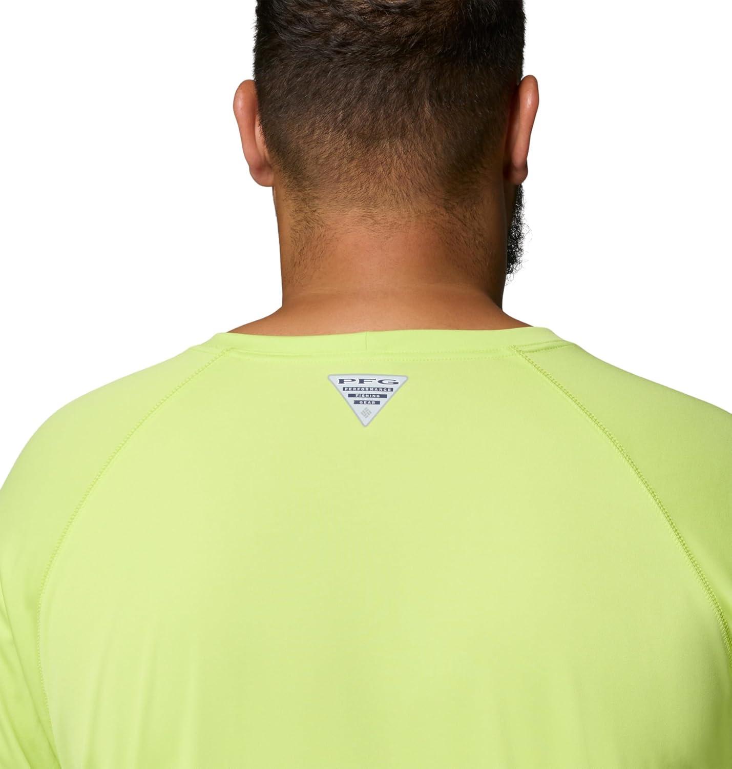 imageColumbia Mens PFG Terminal Tackle Long Sleeve ShirtVoltageWhite Logo