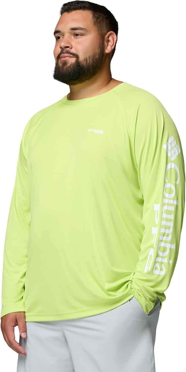 imageColumbia Mens PFG Terminal Tackle Long Sleeve ShirtVoltageWhite Logo