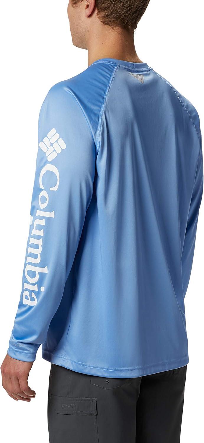 imageColumbia Mens PFG Terminal Tackle Long Sleeve ShirtWhite CapWhite Logo