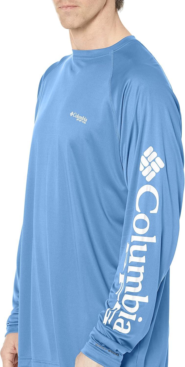 imageColumbia Mens PFG Terminal Tackle Long Sleeve ShirtWhite CapWhite Logo