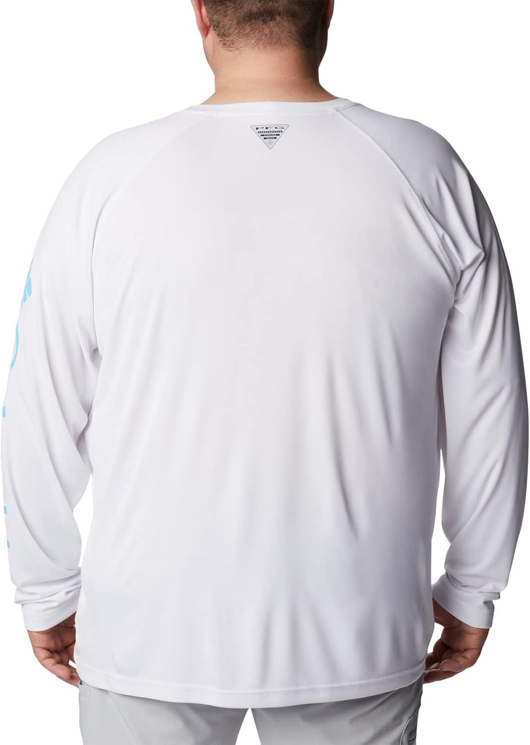 imageColumbia Mens PFG Terminal Tackle Long Sleeve ShirtWhiteAtoll Logo