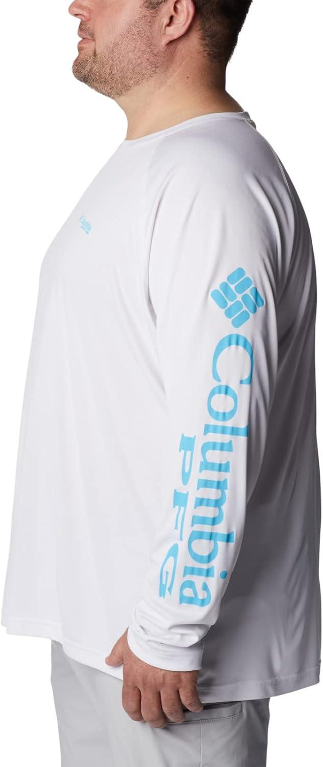 imageColumbia Mens PFG Terminal Tackle Long Sleeve ShirtWhiteAtoll Logo